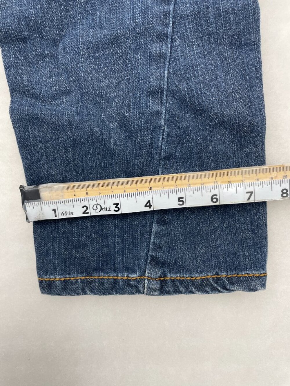 True Religion Joey Big T Flare Leg Blue Jeans USA Made Vintage 28 Women's 28x31 - Picture 12 of 13